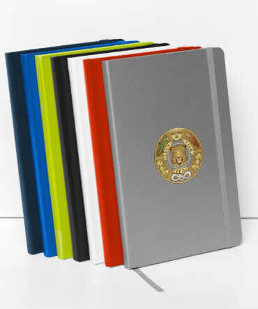 Hardcover bound notebook