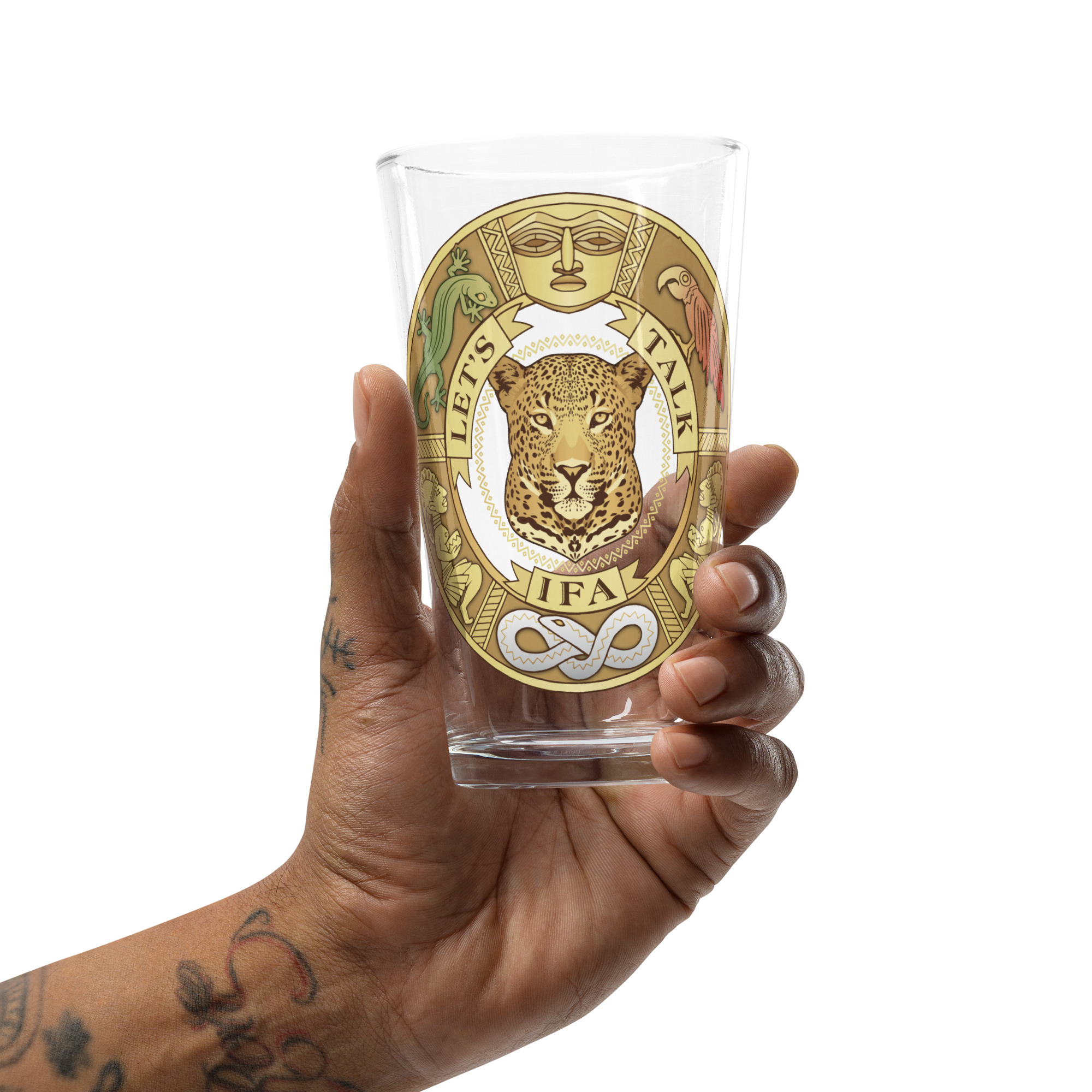 Shaker pint glass