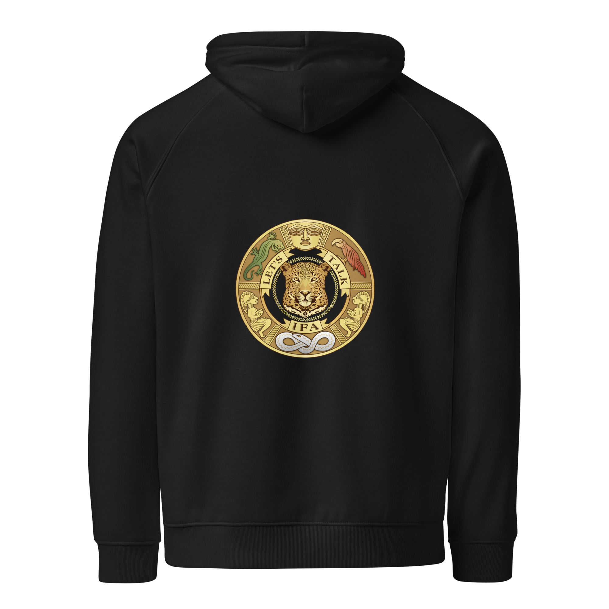 Unisex eco raglan hoodie - Image 4