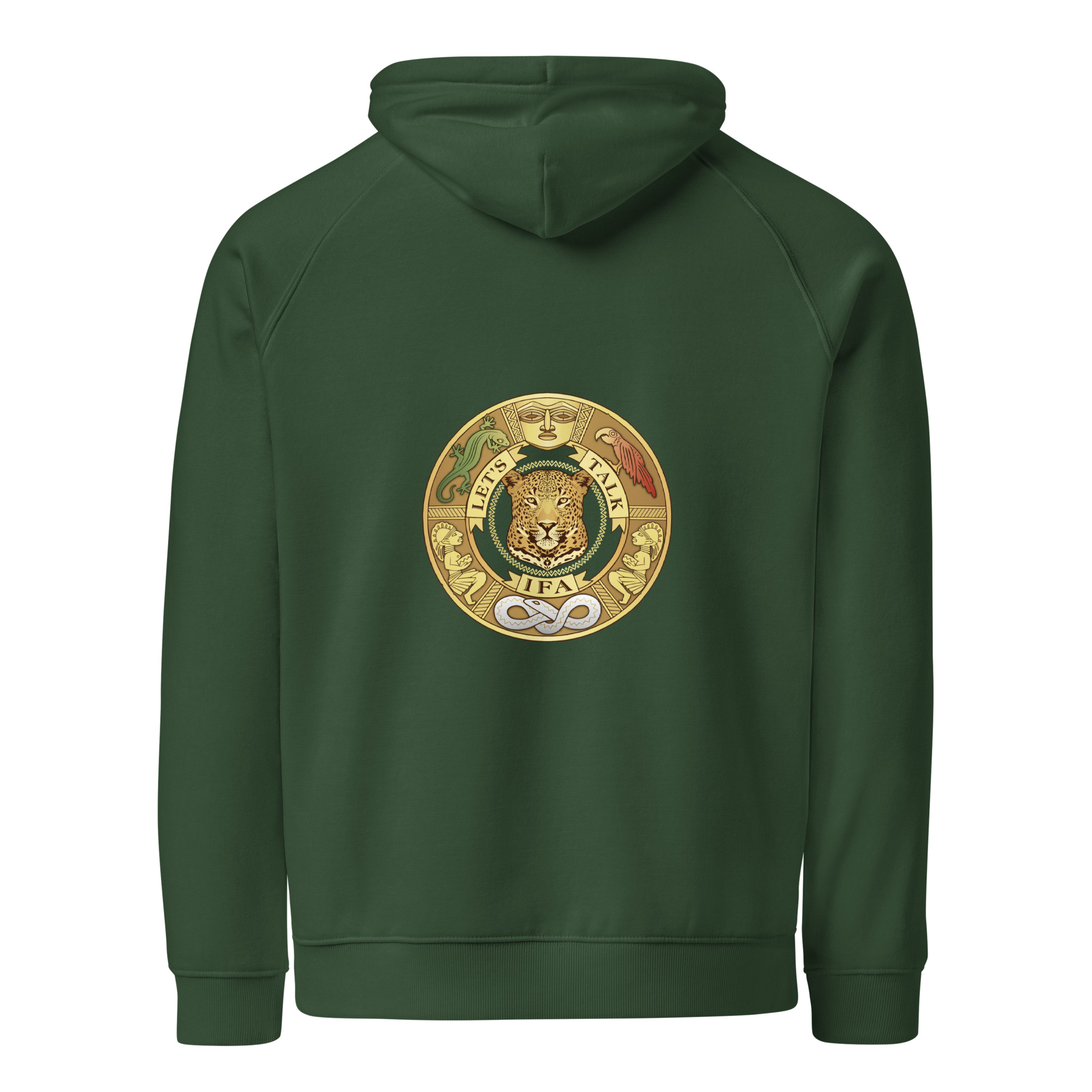 Unisex eco raglan hoodie - Image 16