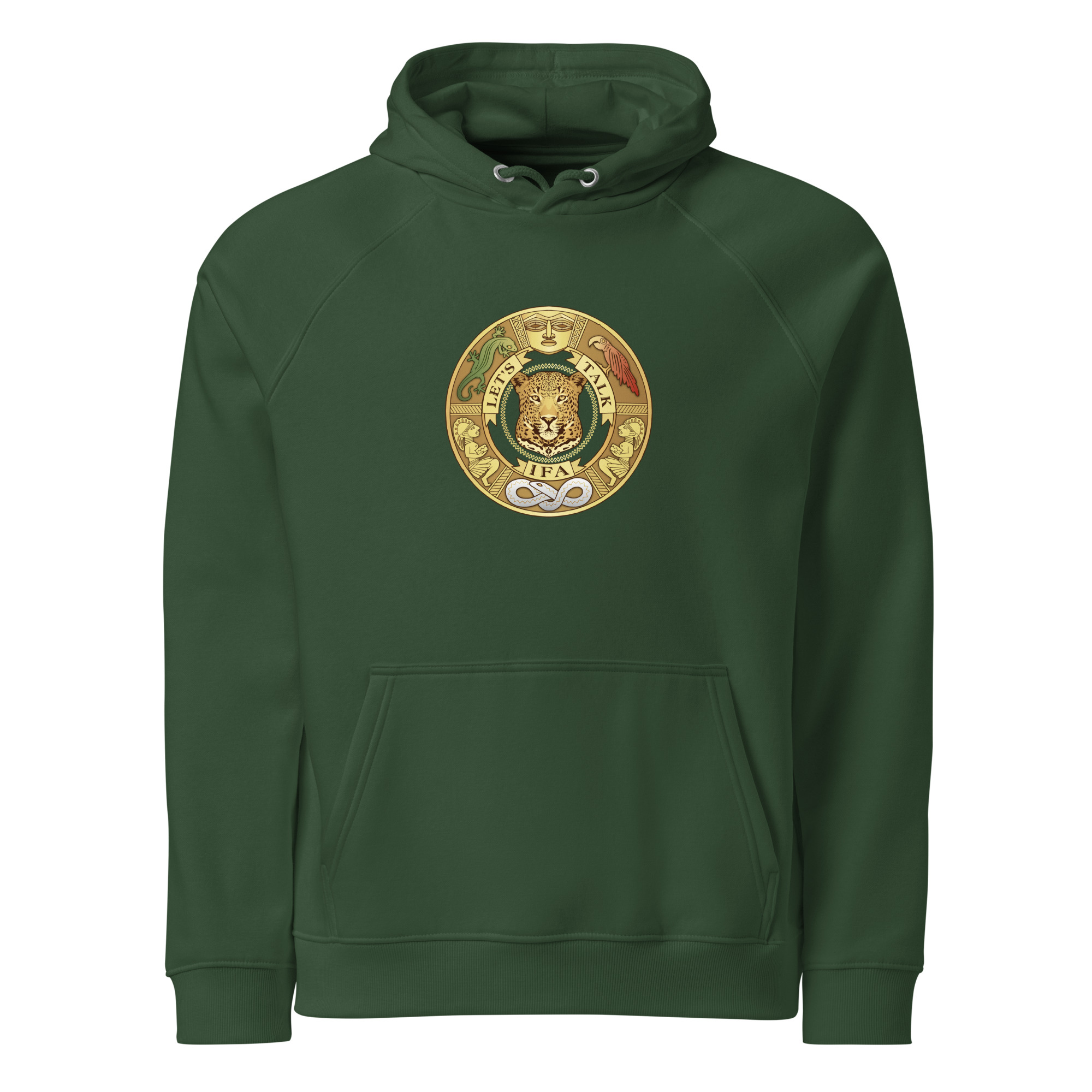 Unisex eco raglan hoodie - Image 13