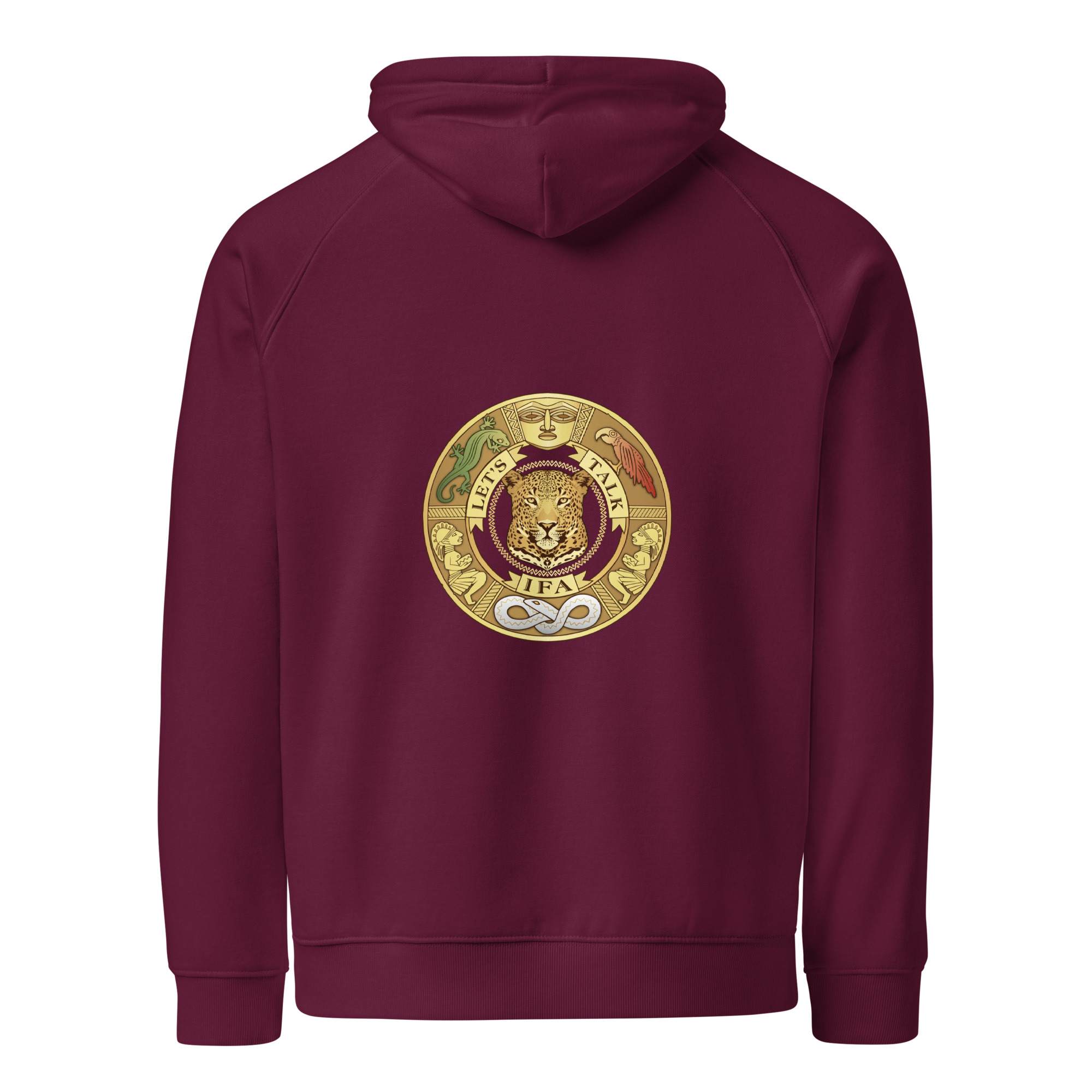 Unisex eco raglan hoodie - Image 8