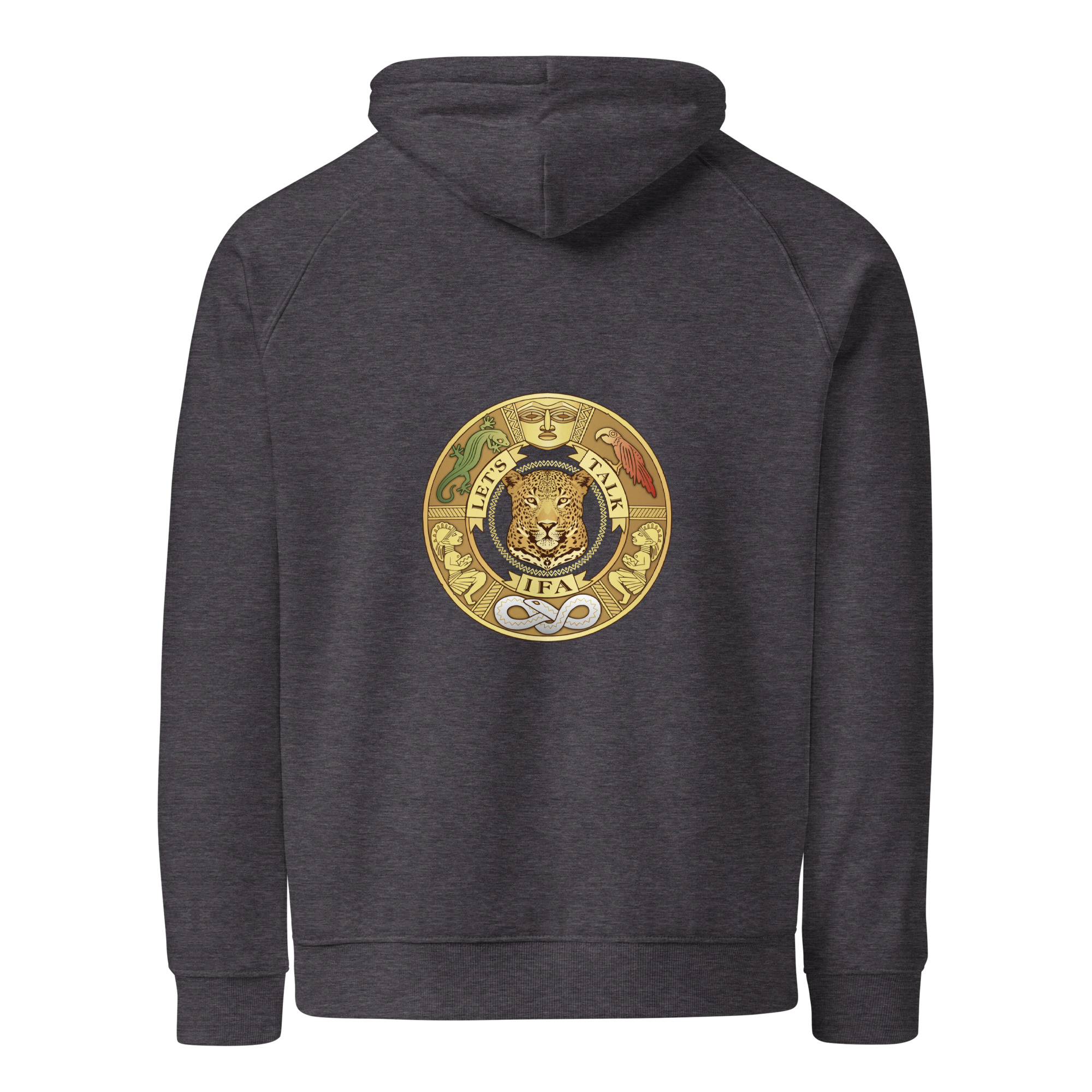 Unisex eco raglan hoodie - Image 12