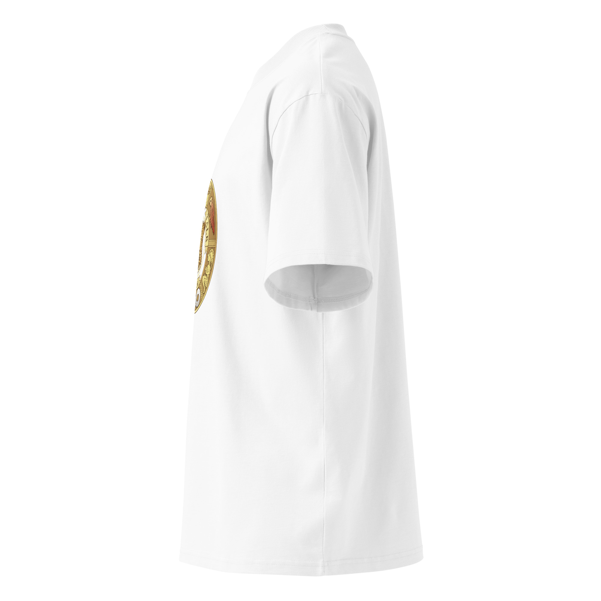 Unisex organic oversized high neck t-shirt - Image 4